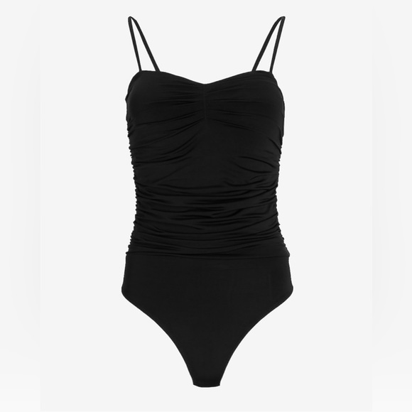 NWT! Express Body Contour Compression Ruched Body Suit - Picture 4 of 12